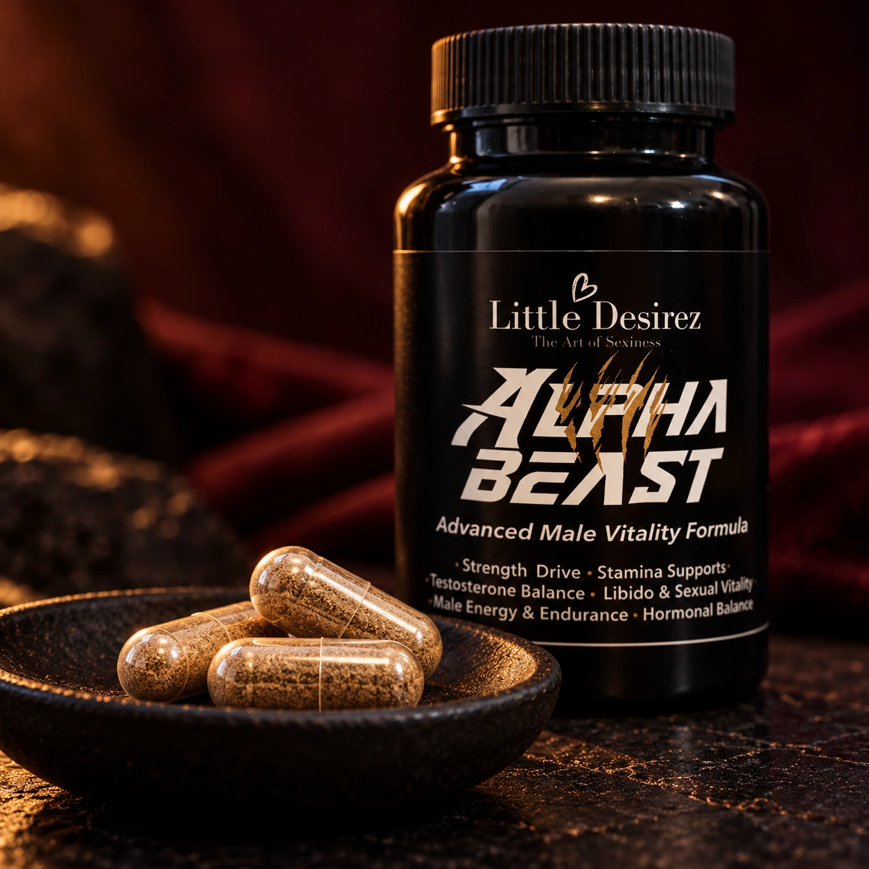 Alpha Beast: capsule close-up