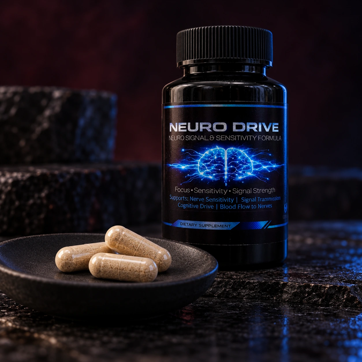 Neuro Drive: capsule close-up